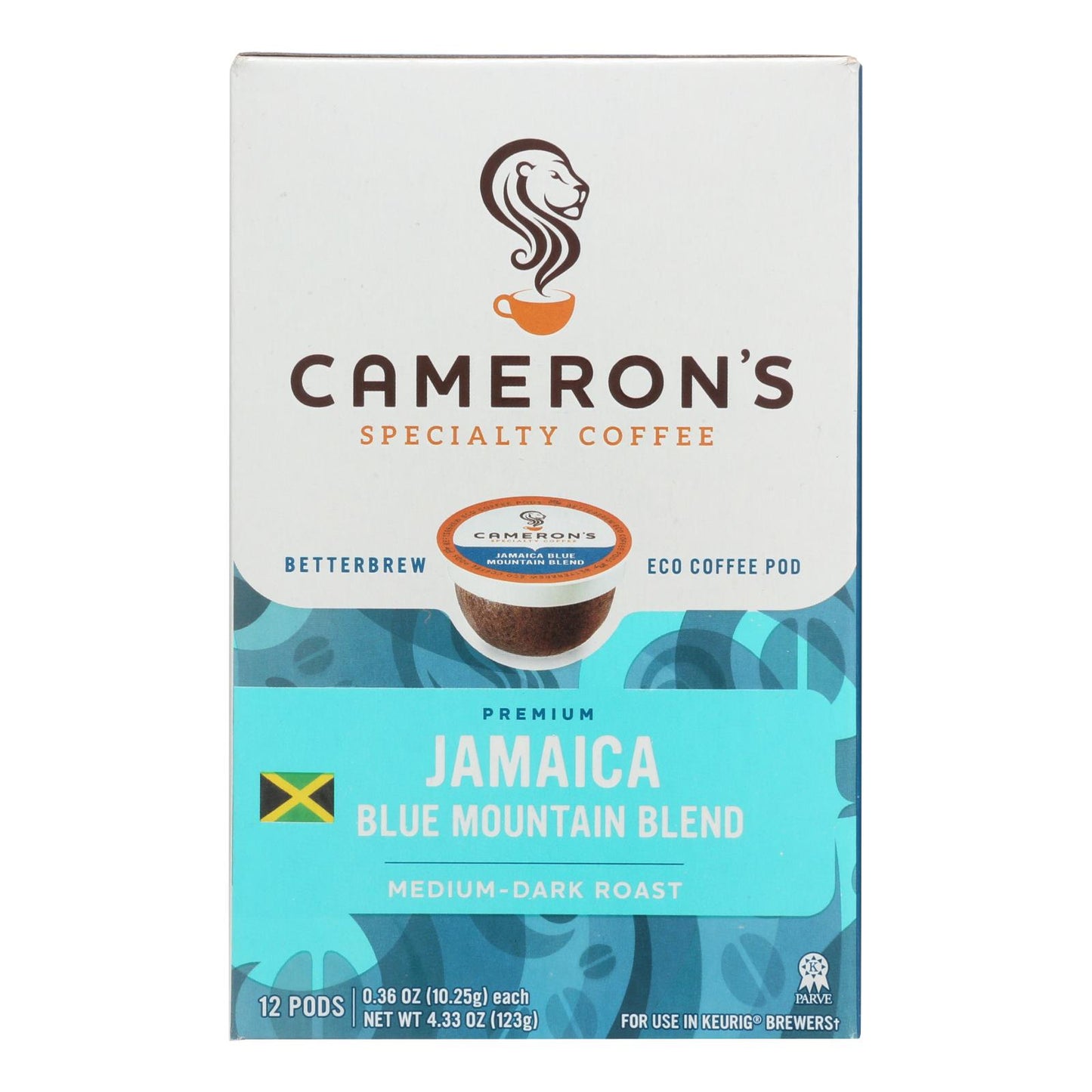 Cameron’s Specialty Coffee, Jamaican Blue Mountain Blend - Case Of 6 - 12 Ct