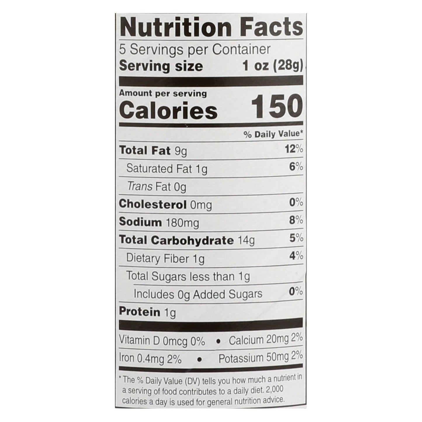 Sensible Portions Sour Cream & Onion Garden Veggie Chips In A Canister - Case Of 12 - 5 Oz