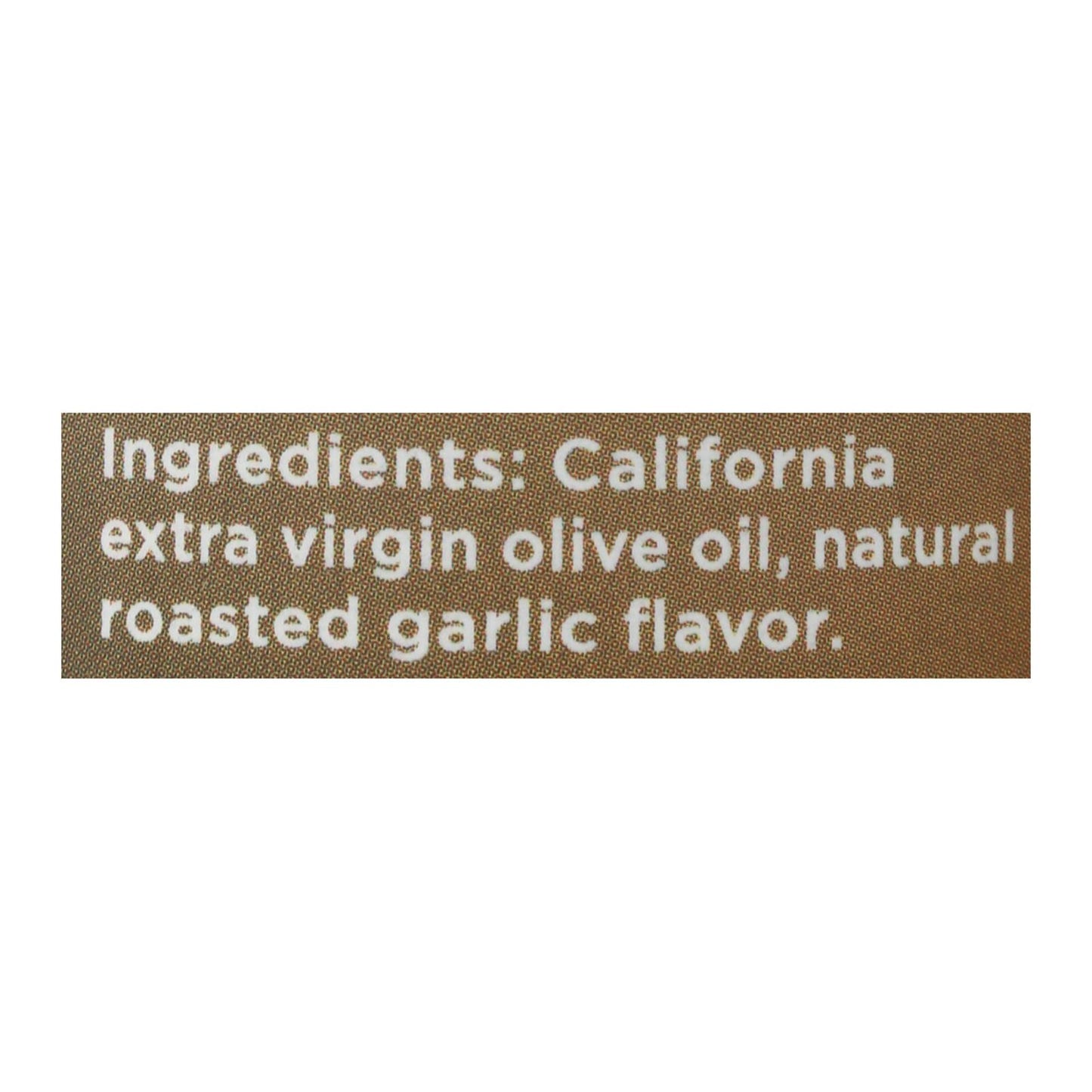 O Olive Oil Roasted Garlic Olive Oil - Case Of 6 - 8.5 Fz