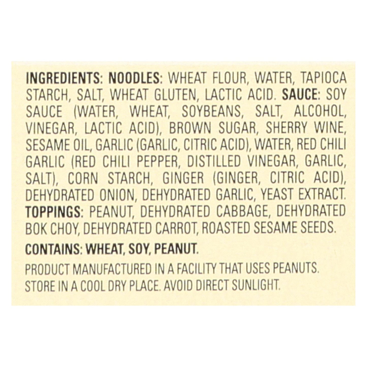 Annie Chun's Noodle Bowls - Case Of 6 - 8.5 Oz
