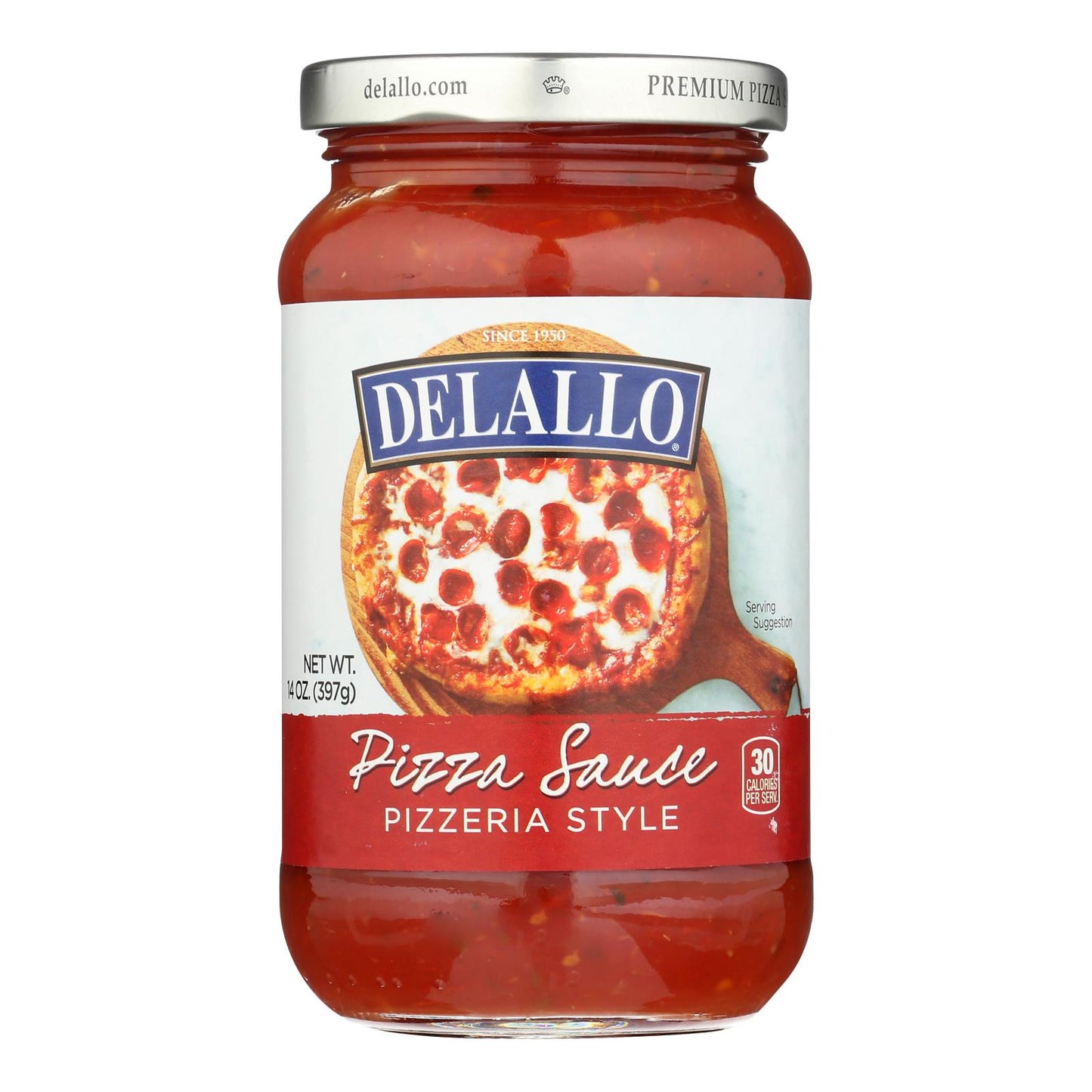 Delallo Fancy Pizza Sauce - Case Of 12 - 14 Fz