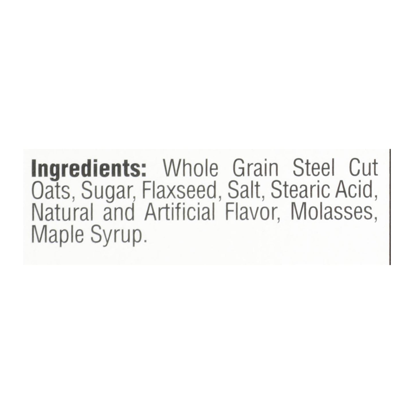 Better Oats Steel Cut Maple & Brown Sugar Instant Oatmeal With Flax Seeds - Case Of 6 - 15.1 Oz