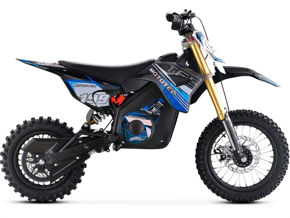 Mototec 36v Pro Electric Dirt Bike 1000w Lithium Blue
