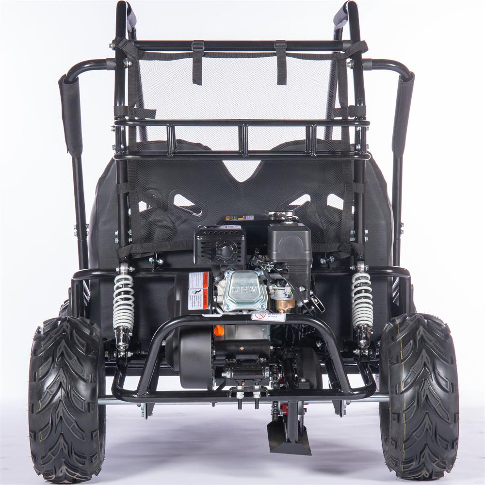Mototec Mud Monster Xl 212cc 2 Seat Go Kart Full Suspension Blue