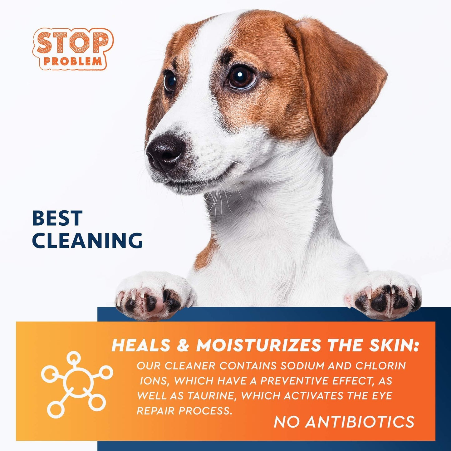 All Pets Eye Wash Drops for Relieve Pink Eye Allergies Symptoms Infections & Runny Dry Eyes Pain Free Treatment Helps Prevent Abrasions Irritations & Conjunctivitis