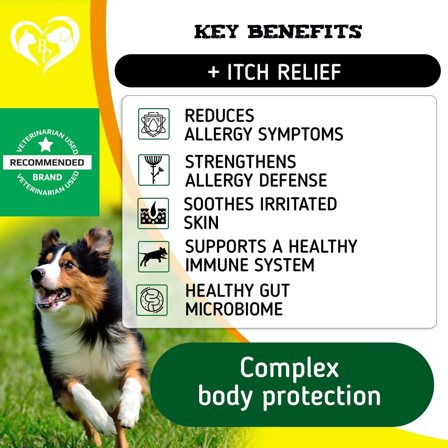 Dog Anti Itch & Allergy Relief Chews Dry Itchy Skin & Hot Spot Treatment with Probiotic Omega 3 Oil Immune Supplement & Seasonal Allergies Medicine for Dogs Puppy 140 Bites Made in USA
