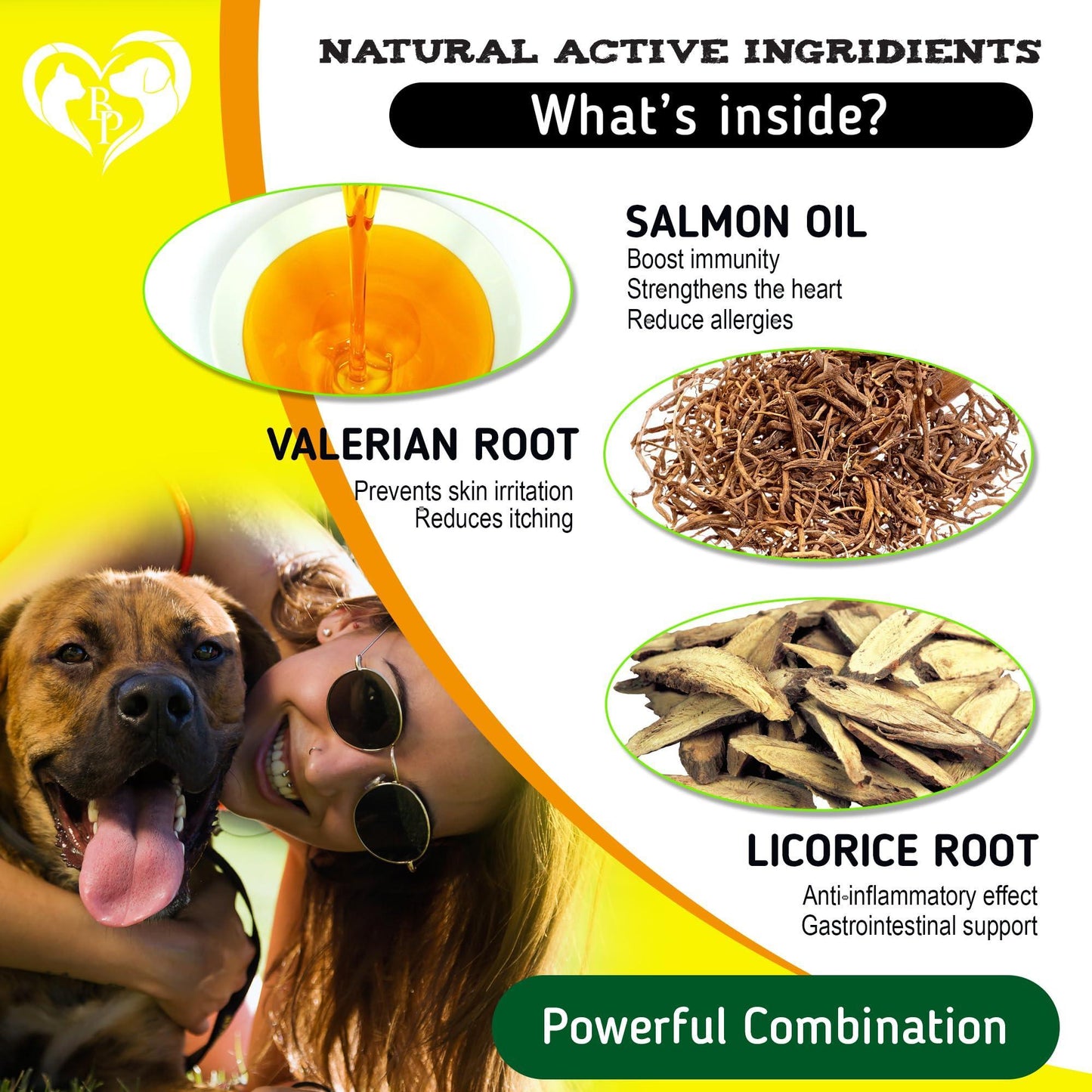 Dog Anti Itch & Allergy Relief Chews Dry Itchy Skin & Hot Spot Treatment with Probiotic Omega 3 Oil Immune Supplement & Seasonal Allergies Medicine for Dogs Puppy 140 Bites Made in USA