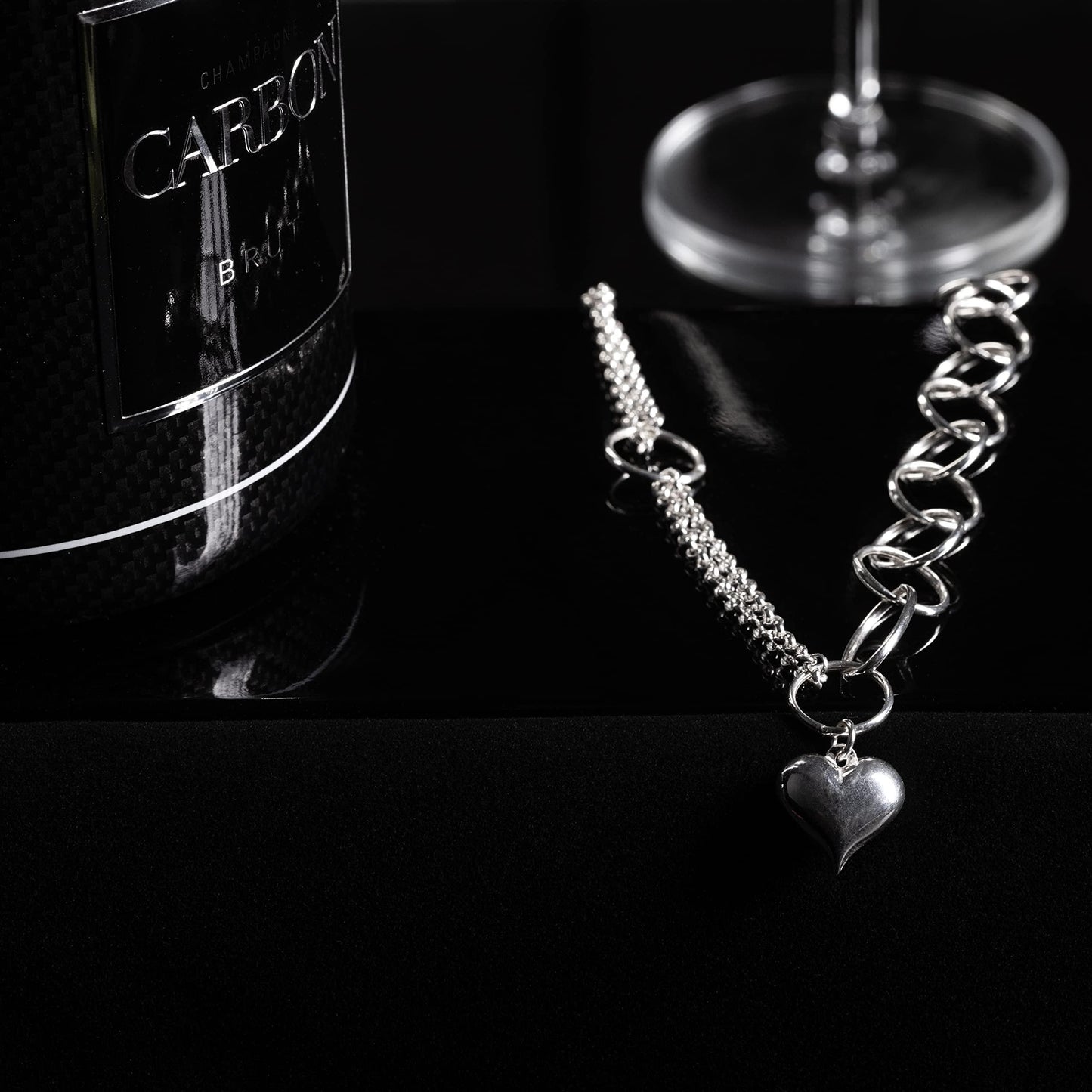 925 Sterling Silver Necklaces for Women Heart Pendant Chain Necklace Trend Jewelry Gift for Women Wife Girls Her Birthday Love Gift