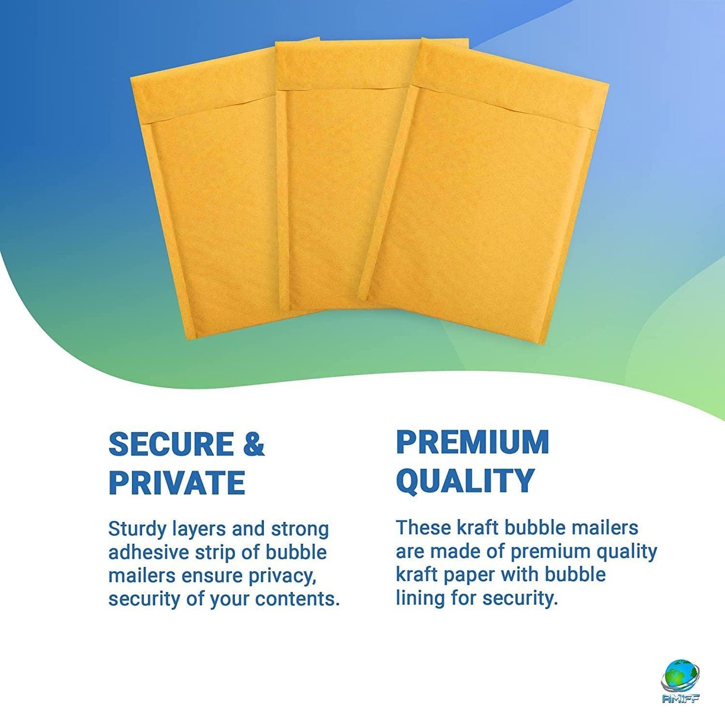 Pack of 20 Yellow Kraft Bubble Mailers 8.5 x 13 Paper Cushion Padded Envelopes 8 1/2 x 13 Peel and Seal for Mailing Bags Shipping Packing and Packaging Supplies