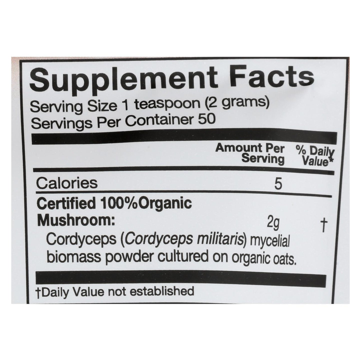 Mushroom Matrix Cordyceps Mushroom Powder - 1 Each - 3.5 Oz