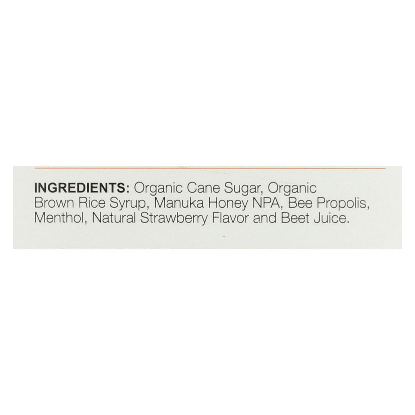 Pacific Resources International Manuka Honey Lozenges, Soothing Strawberry - 1 Each - 20 Ct