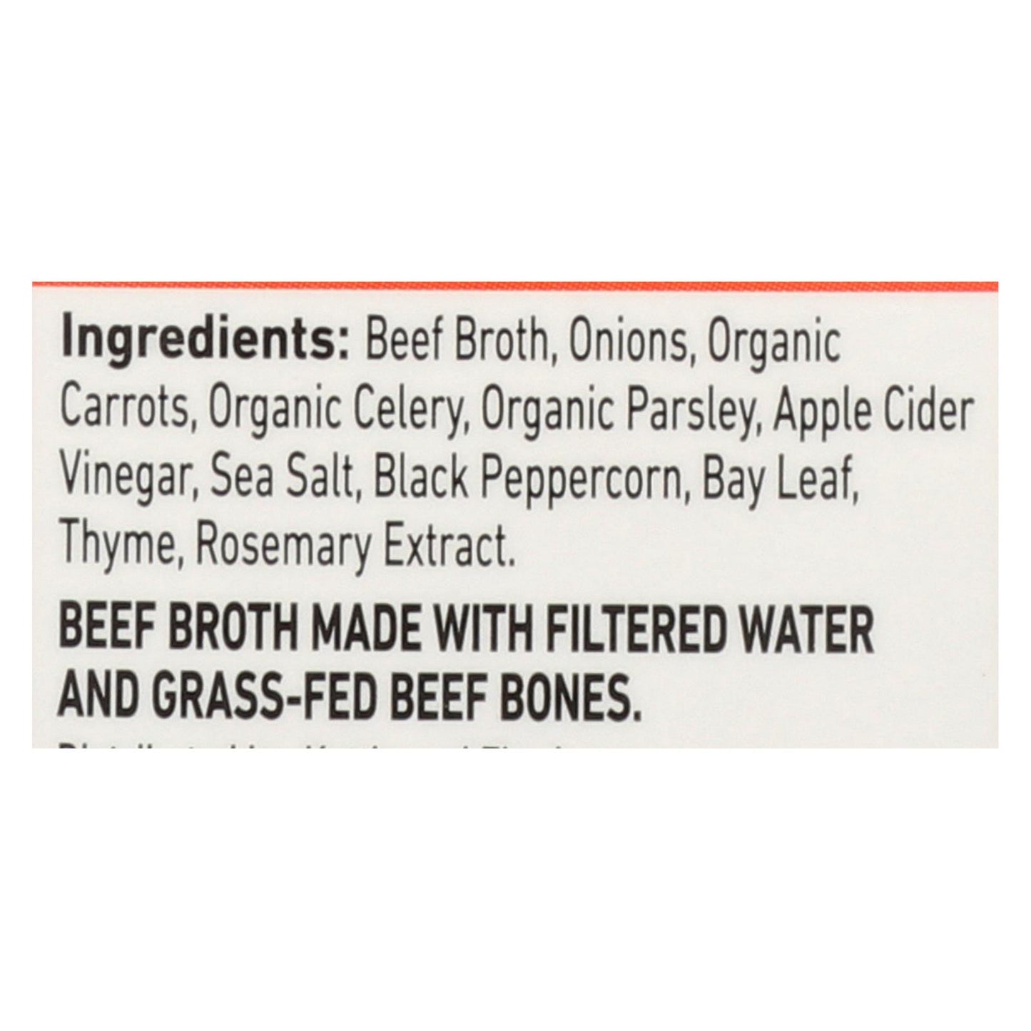 Kettle & Fire Beef Bone Broth - Case Of 6 - 16.9 Oz