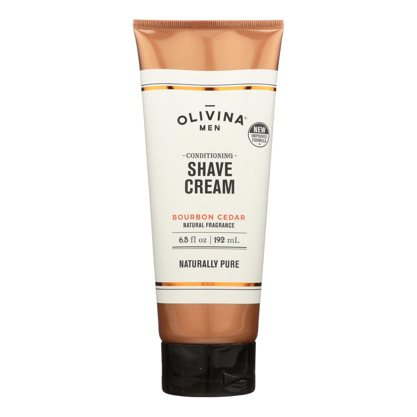 Olivina Men Bourbon Cedar Conditioning Shave Cream - 1 Each - 6.5 Oz