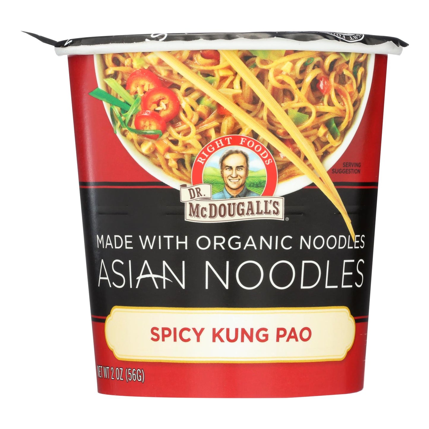 Dr. Mcdougall’s Asian Noodle Soup, Spicy Kung-pao - Case Of 6 - 2 Oz