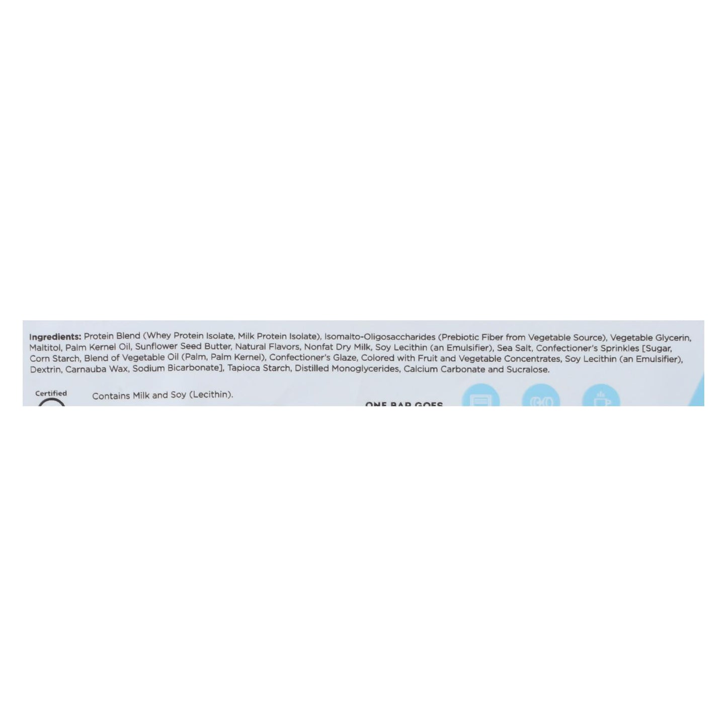 One Birthday Cake Flavored Protein Bar - Case Of 12 - 60 Grm