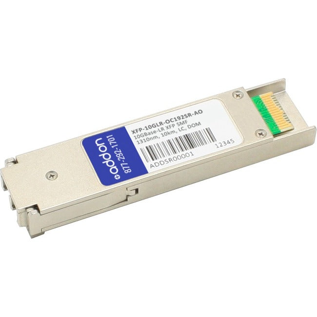 AddOn Cisco XFP-10GLR-OC192SR Compatible TAA Compliant 10GBase-LR XFP Transceiver (SMF, 1310nm, 10km, LC, DOM)