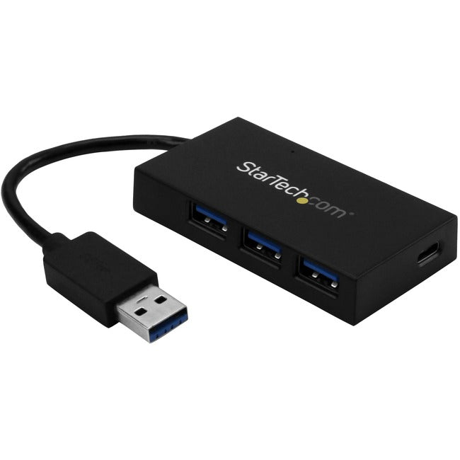 StarTech.com 4 Port USB Hub - USB 3.0 - USB A to 3x USB A and 1x USB C - USB Port Expander