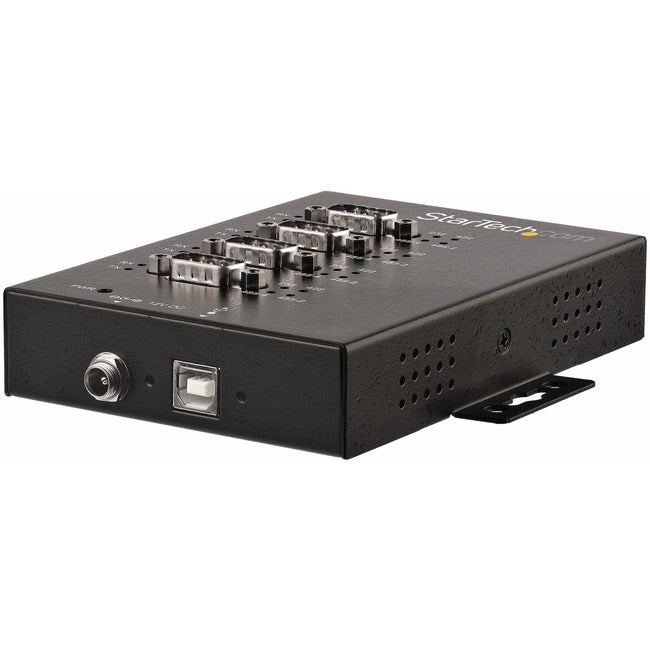StarTech.com 4-Port Industrial USB to RS-232/422/485 Serial Adapter - 15 kV ESD Protection - USB to Serial Adapter