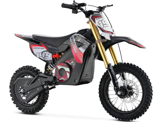 Mototec 36v Pro Electric Dirt Bike 1000w Lithium Red