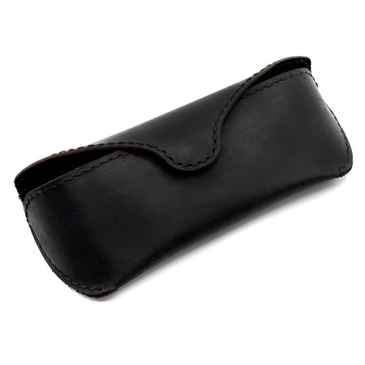 MyMesken Genuine Leather Eyeglasses & Sunglasses Case with Magnetic Snap Closure