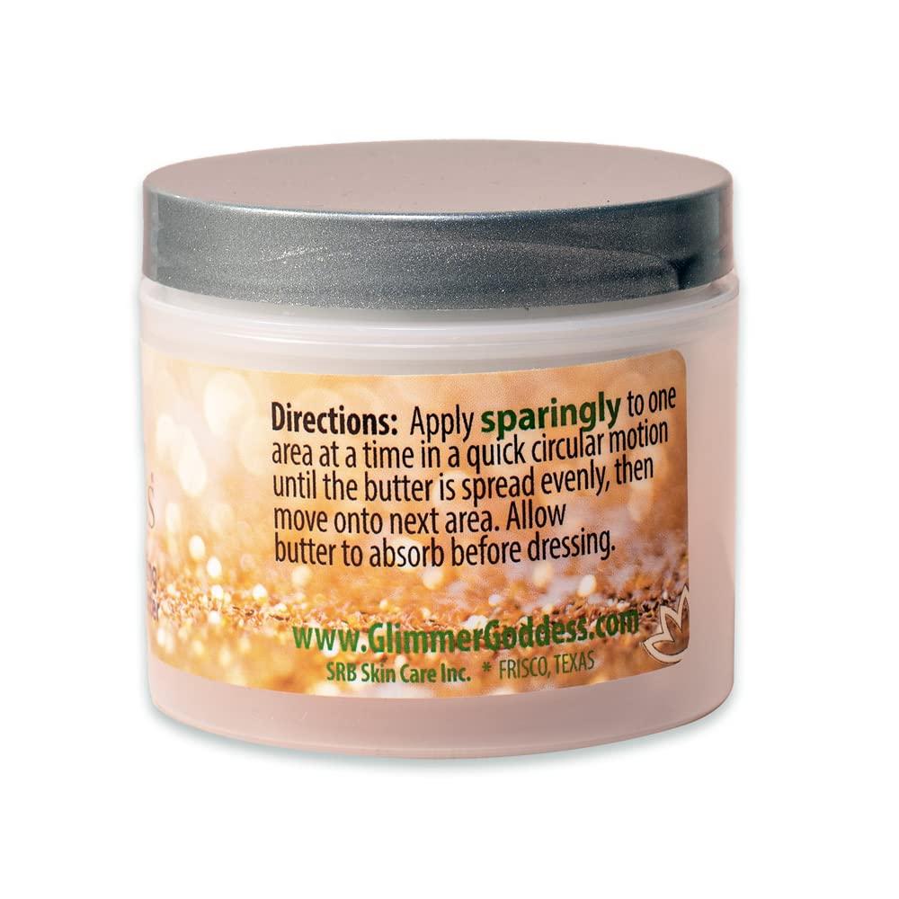 Organic Whipped Body Butter   Super Level 3 Rose Gold Body Shimmer   Moisturizing & Nourishing Skincare with Natural Ingredients   Deep Glow & Hydration for All Skin Types   4.0 oz
