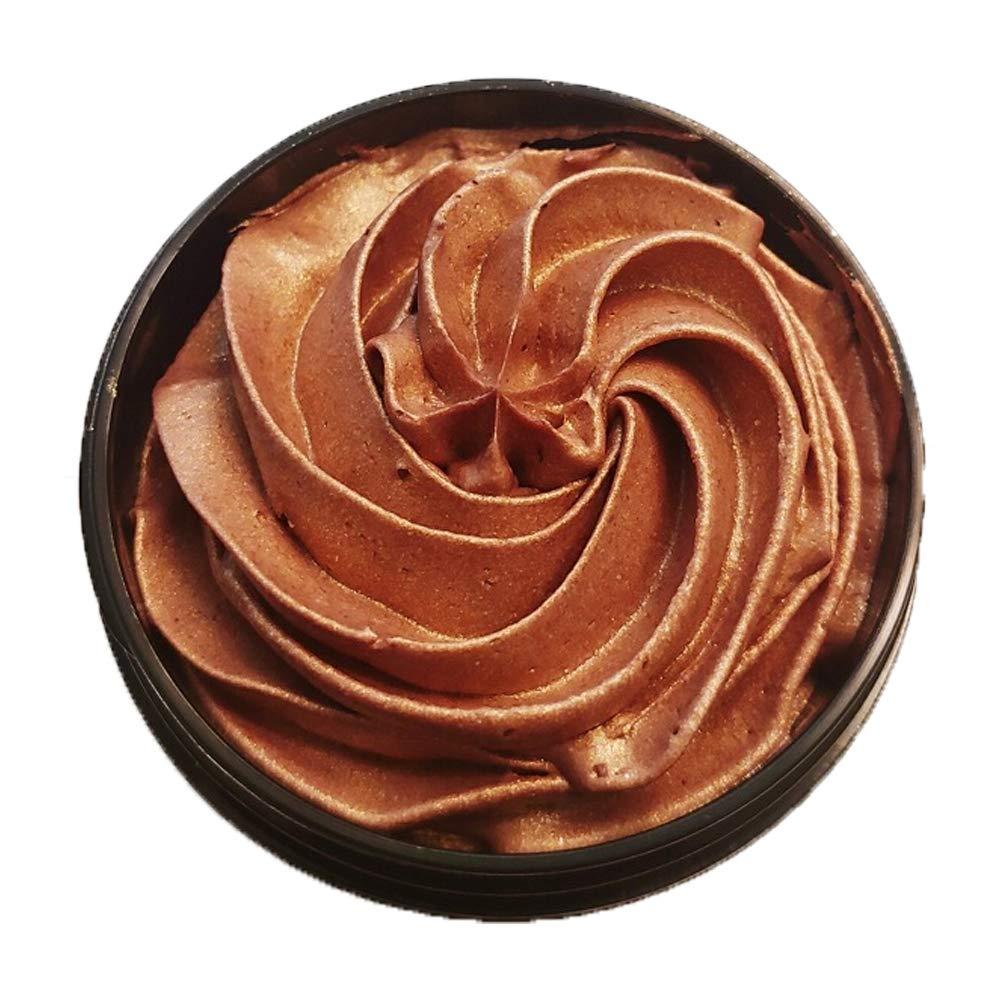 Organic Whipped Body Butter   Super Level 3 Bronze Shimmer   Moisturizing & Nourishing Skincare with Natural Ingredients   Deep Glow & Hydration for All Skin Types   4.0 oz