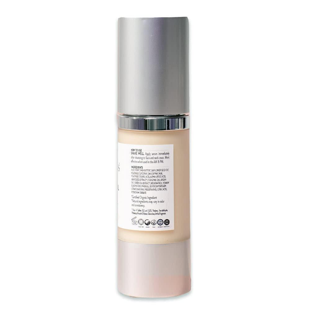 Organic Firming Face Serum with Resveratrol 1 oz