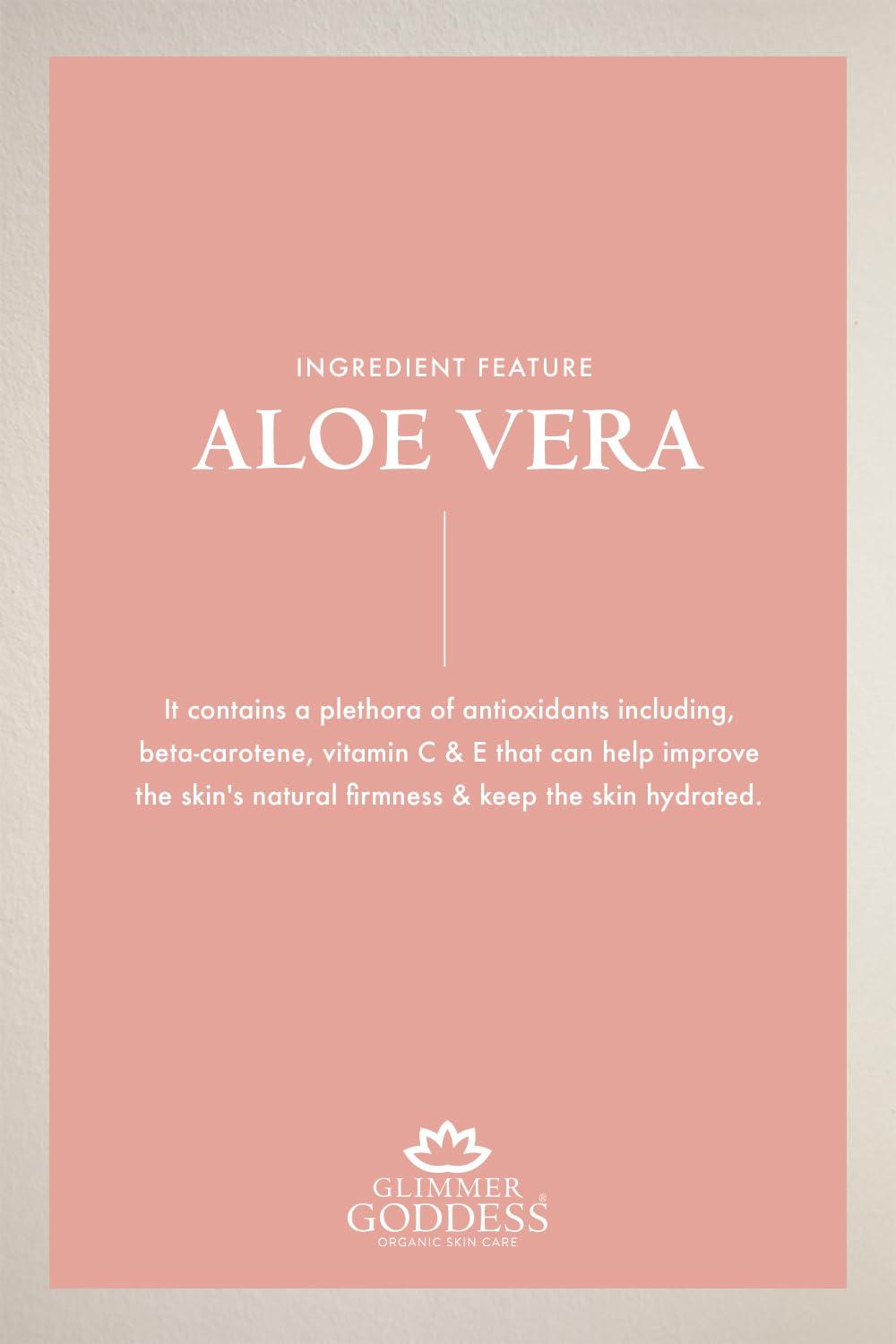 Organic After Sun Shimmer Lotion   Aloe Vera Pineapple Shea Butter Papaya   Soothing and Hydrating