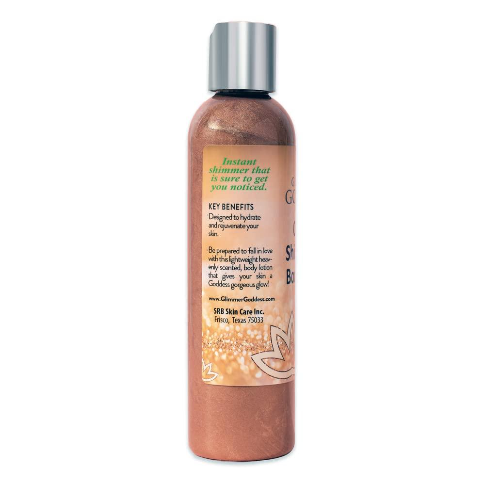 Organic Bronzer Body Lotion   Sexy Level 2 Bronze Body Shimmer 8 oz