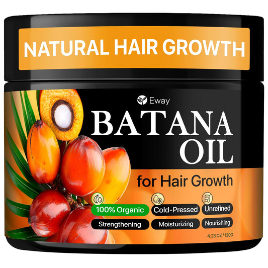 100% Raw Batana Oil for Hair Growth from Honduras, Dr Sebi Batana Oil, Promotes Hair Density, Reduces Split Ends, 100 Percent Pure Batana Oil for Women and Men 4.23oz