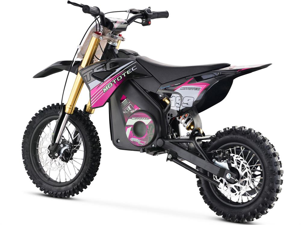 Mototec 36v Pro Electric Dirt Bike 1000w Lithium Pink