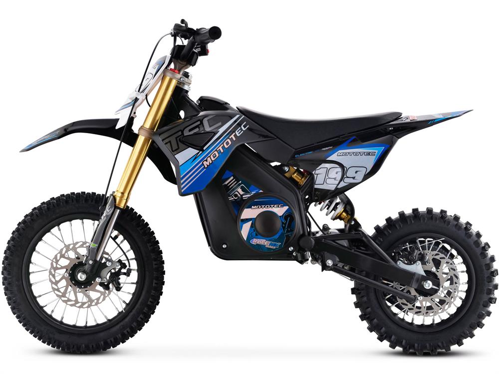 Mototec 36v Pro Electric Dirt Bike 1000w Lithium Blue