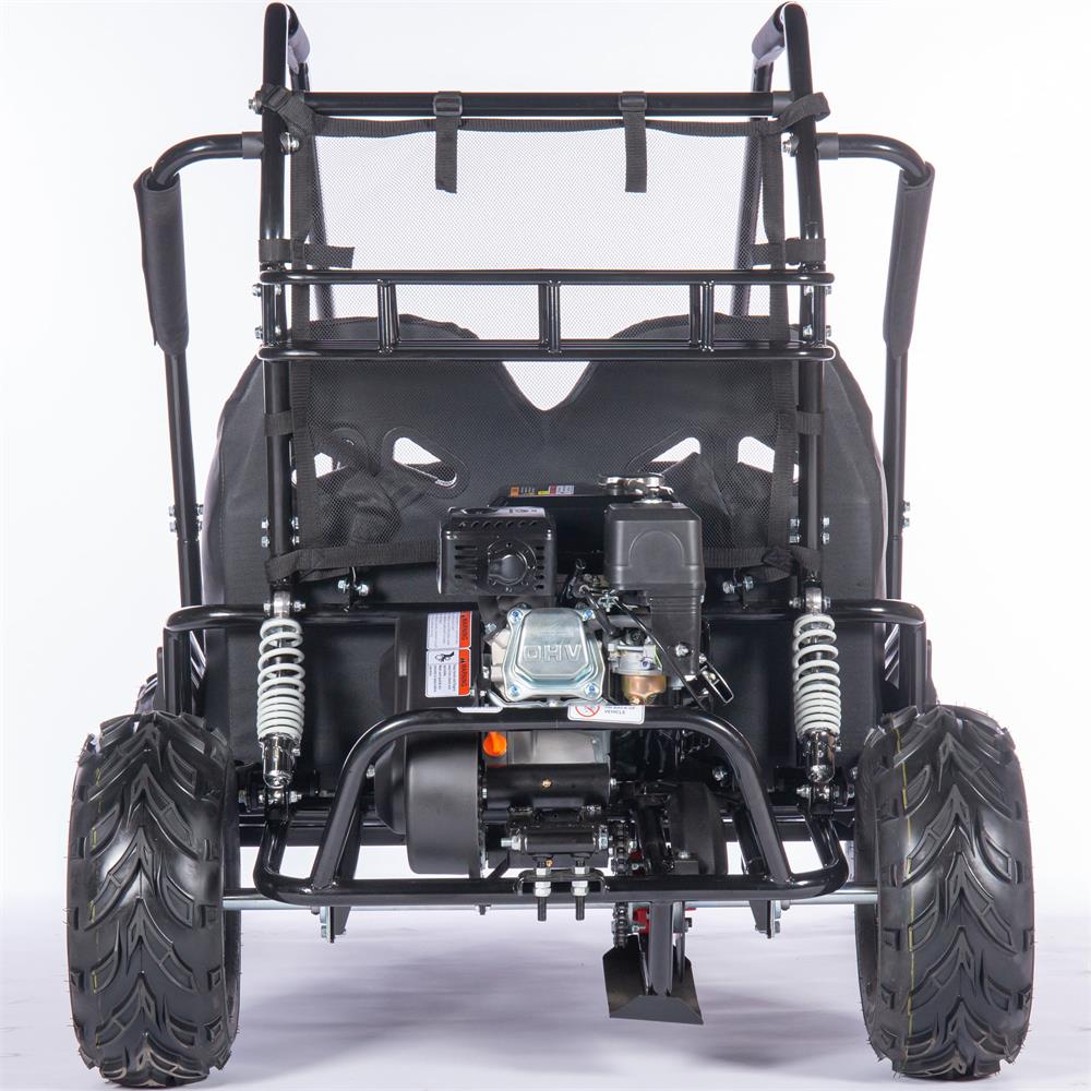 Mototec Mud Monster Xl 212cc 2 Seat Go Kart Full Suspension Red