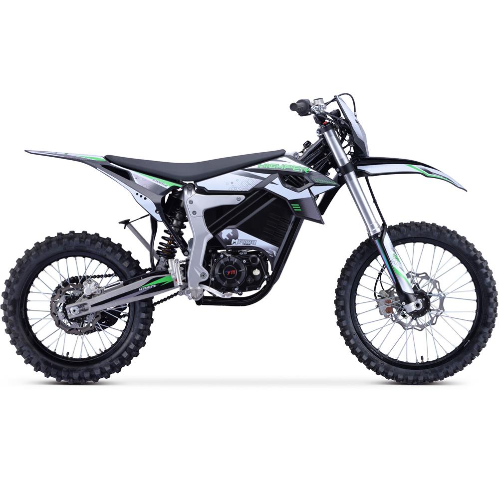 Mototec Venom 72v 12000w 50ah Electric Dirt Bike White