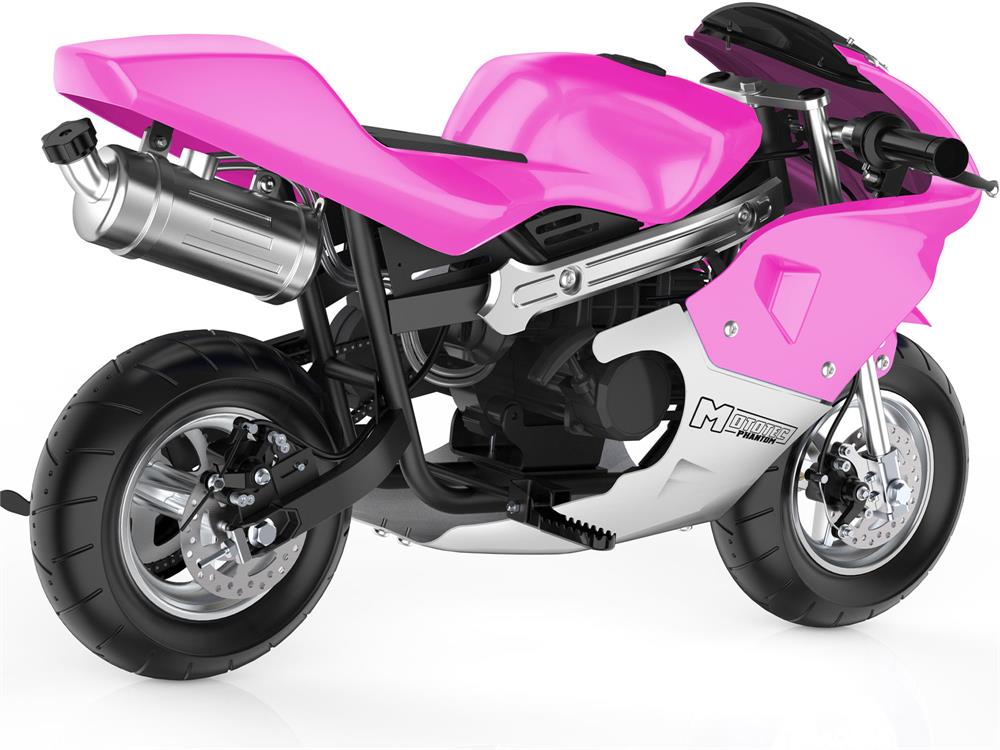 Mototec Phantom Gas Pocket Bike 49cc 2-stroke Pink