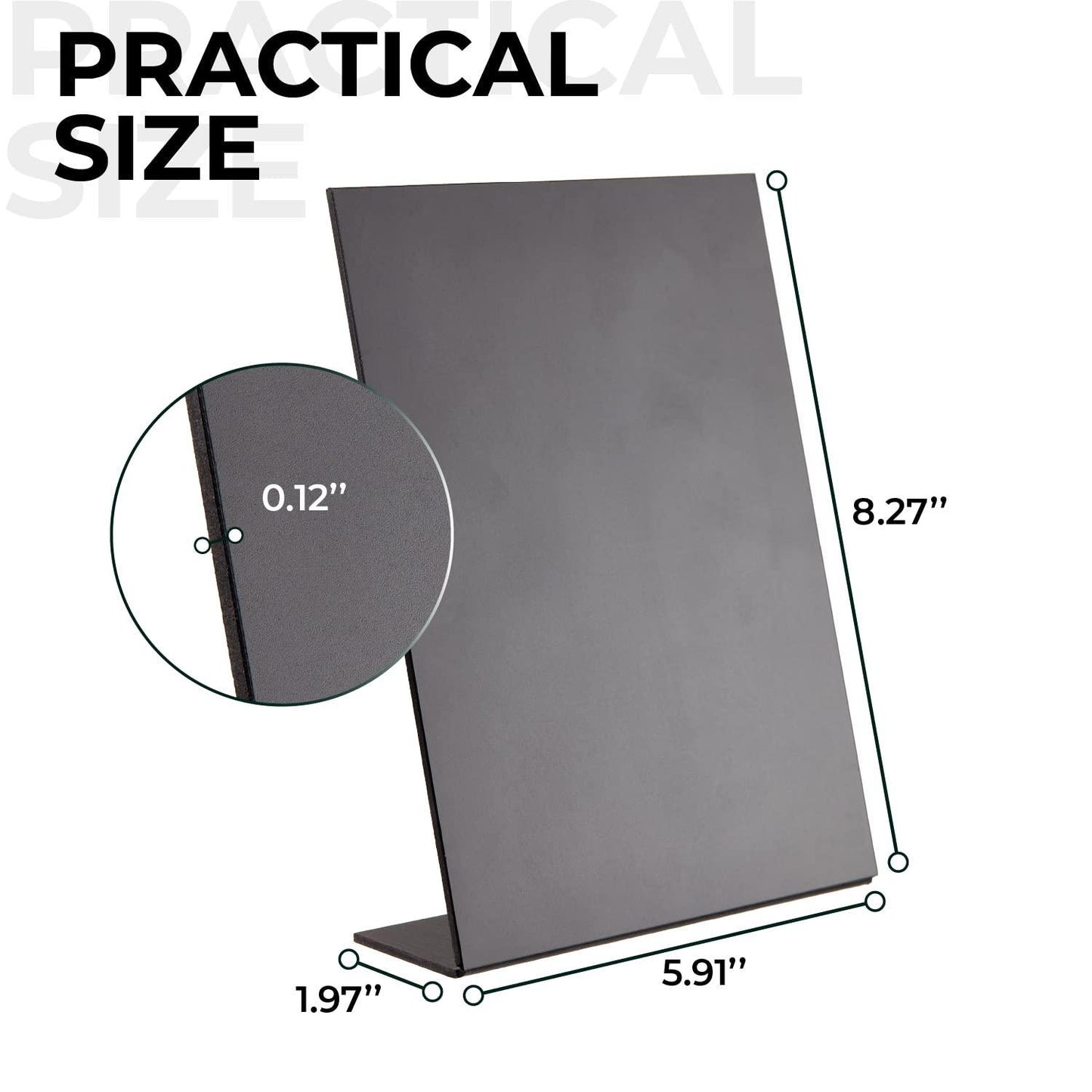 Small Chalkboard Signs with Stand 6x8 in   Table Top Chalk Board to Write On with Stand   Tabletop Chalkboard   Mini Chalkboard Signs with Stand   Blackboard Display Tabletop