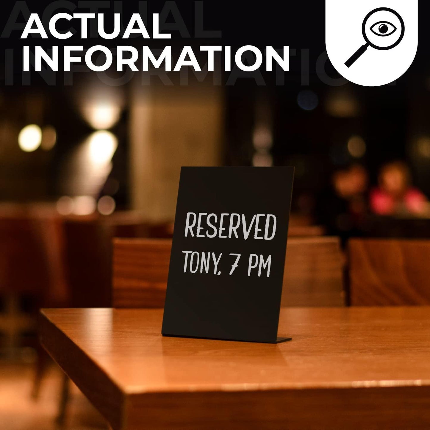 Small Chalkboard Signs with Stand 6x8 in   Table Top Chalk Board to Write On with Stand   Tabletop Chalkboard   Mini Chalkboard Signs with Stand   Blackboard Display Tabletop