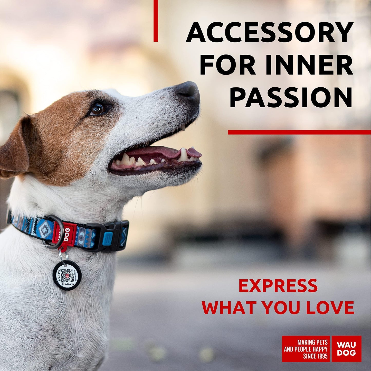 Nylon Dog Collar   Adjustable Dog Collar for Large Dogs Small & Medium Dogs   Breakaway Puppy Collars for Large Breed Dogs   Boy & Girl Dog Collars with Durable Plastic Buckle and QR Dog Tag