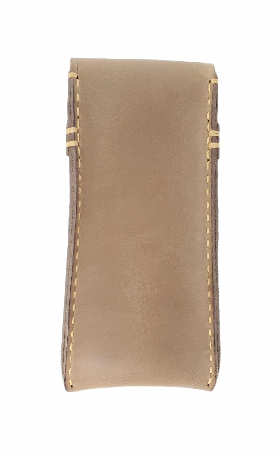 Leather Eyeglass Case  Genuine Leather Protects Sunglasses Eyeglasses Pouch Reading Glasses Protective Holder