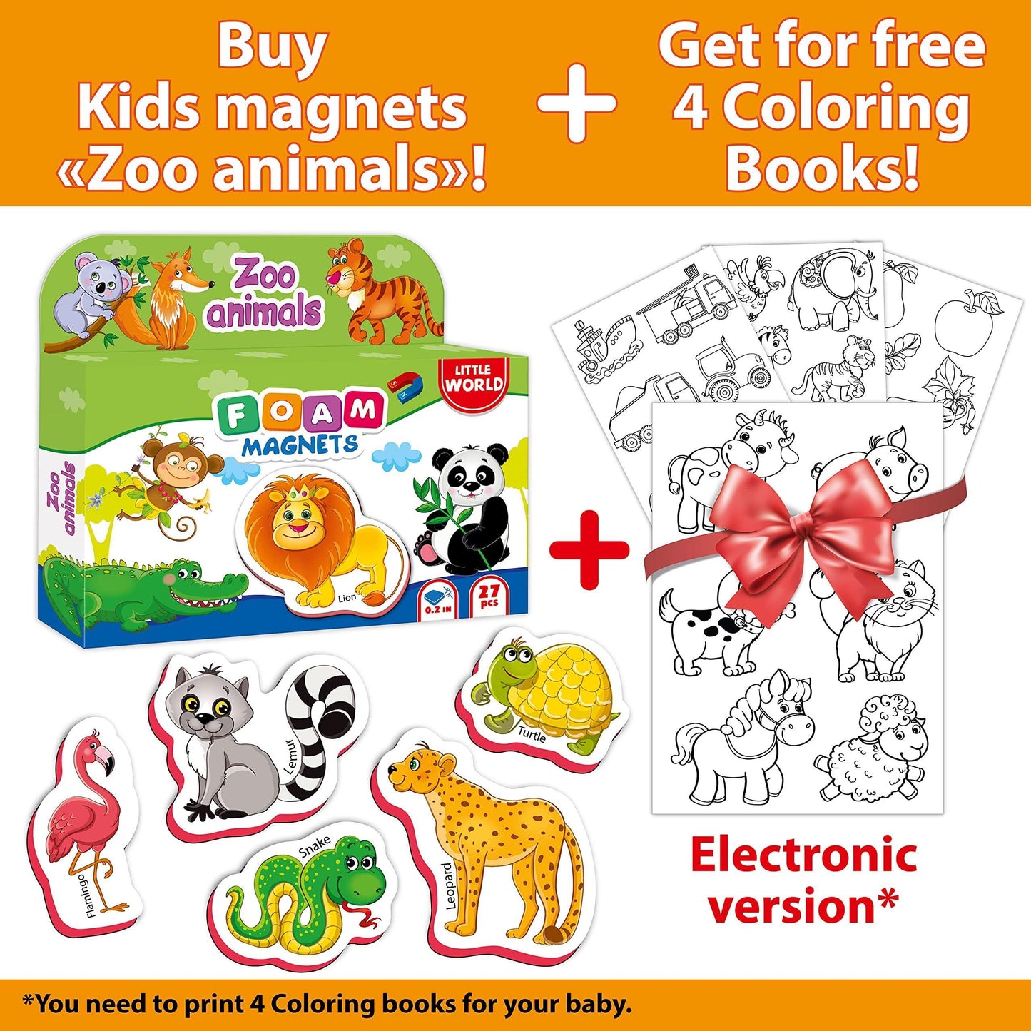 27 Fridge Magnets for Toddlers – Refrigerator Magnets for Toddlers 1 3   Kids Magnets for Fridge   Animal Baby Magnets   Refrigerator Magnets for Kids