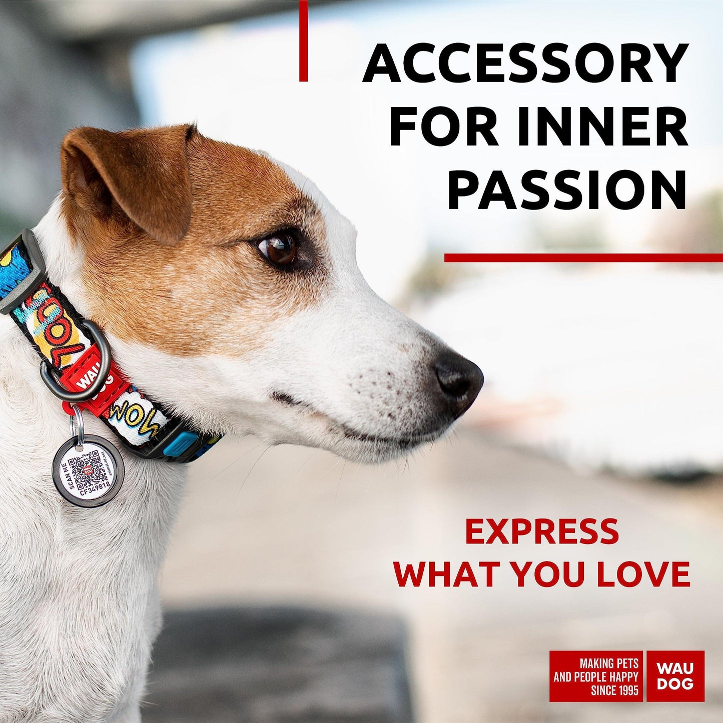 Nylon Dog Collar   Adjustable Dog Collar for Large Dogs Small & Medium Dogs   Breakaway Puppy Collars for Large Breed Dogs   Boy & Girl Dog Collars with Durable Plastic Buckle and QR Dog Tag