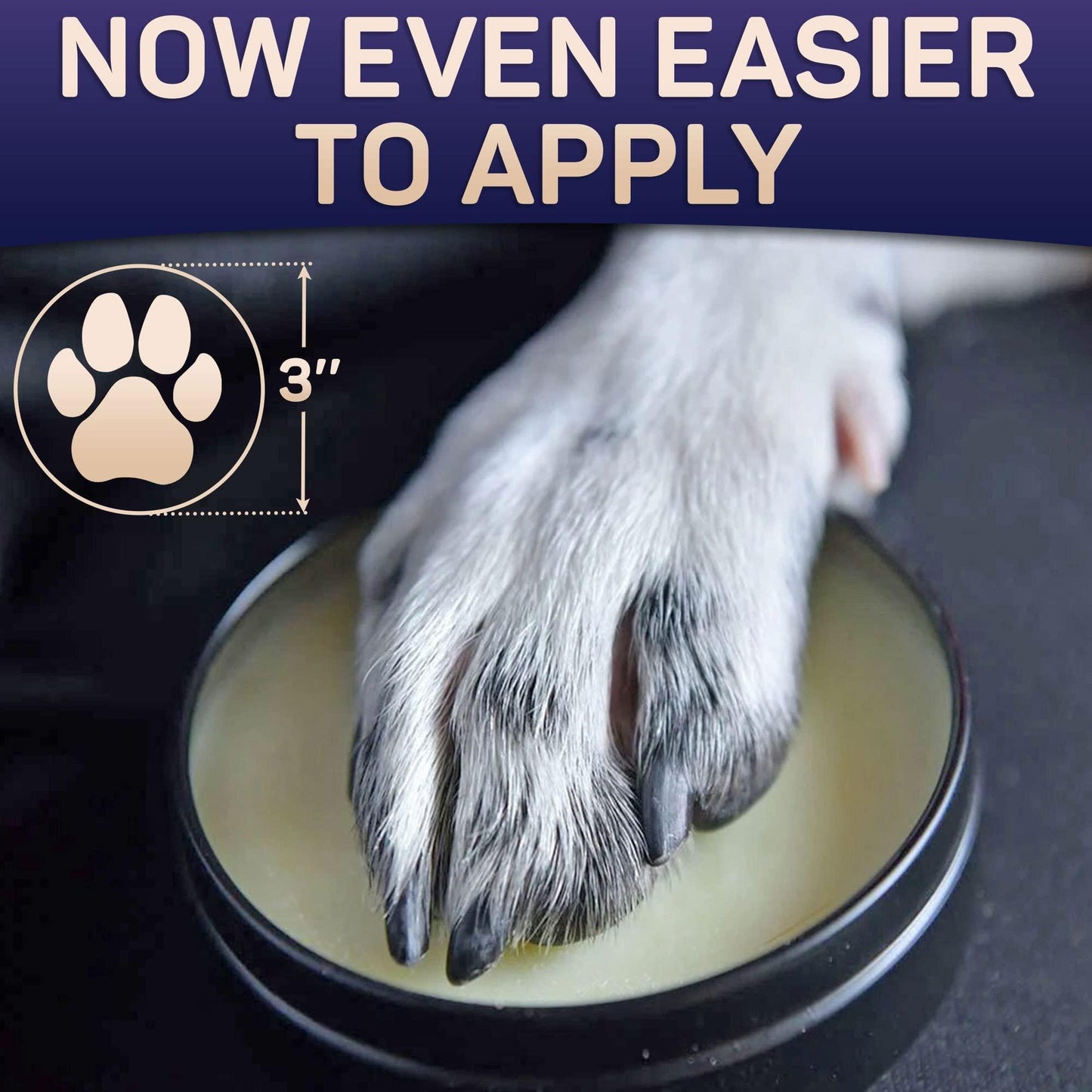 Natural Dog Paw Balm Dog Paw Protection for Hot Pavement Dog Paw Wax for Dry Paws & Nose Canine Paw Moisturizer for Cracked Paws Cream Butter for Cat Dogs Paw Protectors Paw Pad Lotion