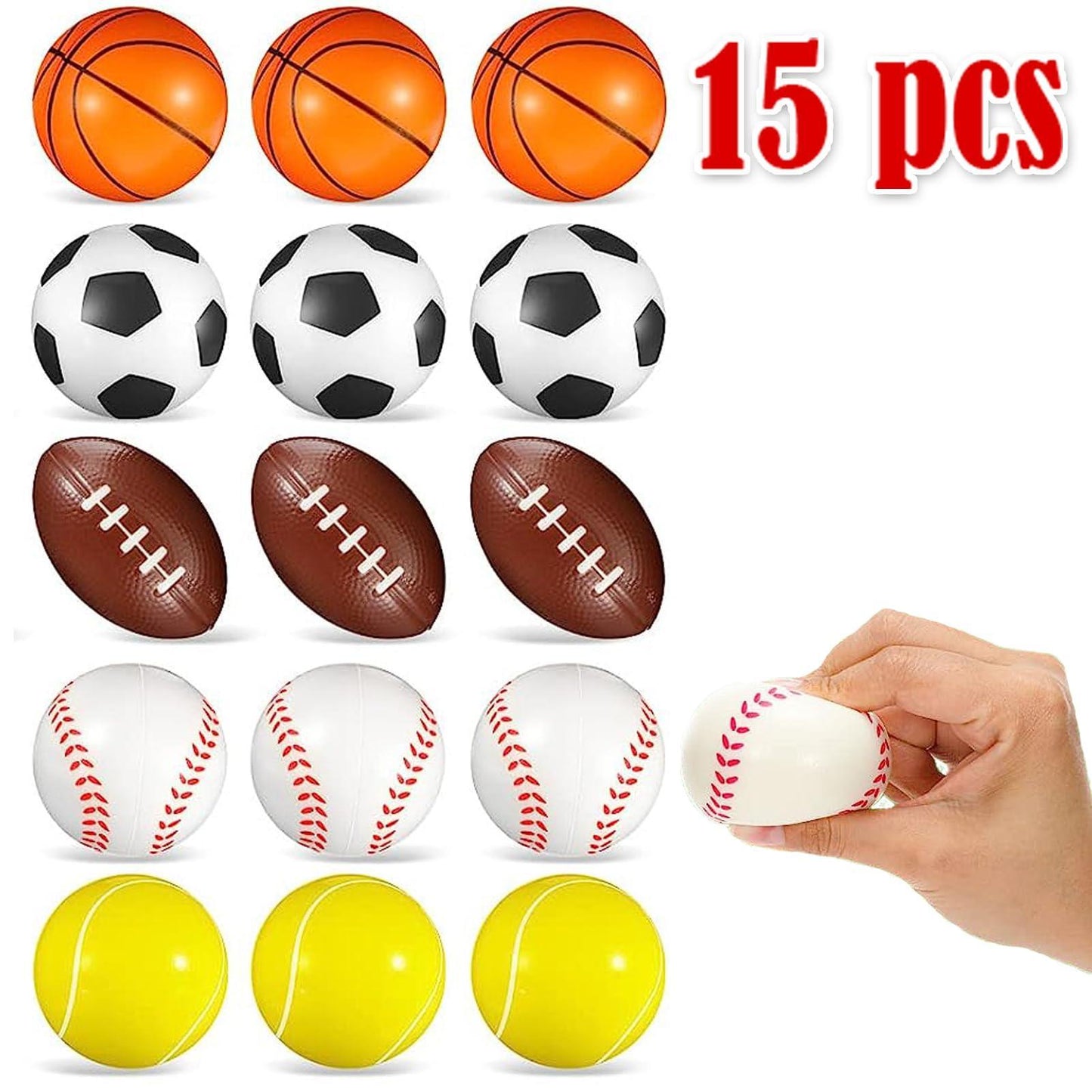 210 Pcs Sports Party Favors for Kids with Golden Winner Awards Medals Wristbands Mini Foam Balls Treat Bags Waterproof Stickers for Basketball Football Baseball Soccer Tennis for Party Classroom Prizes (210)