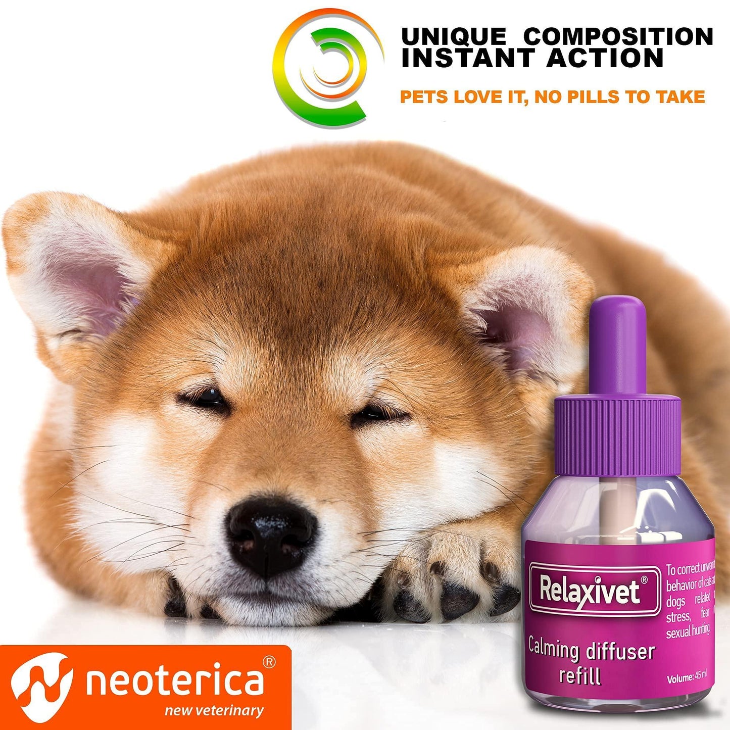 Calming Diffuser Kit for Dogs & Puppy   Pet Separation Anxiety Relief & Calm Pheromones Plug   Anti Stress Treatment Help with Fireworks Aggression Fighting & Other Problematic Behaviors