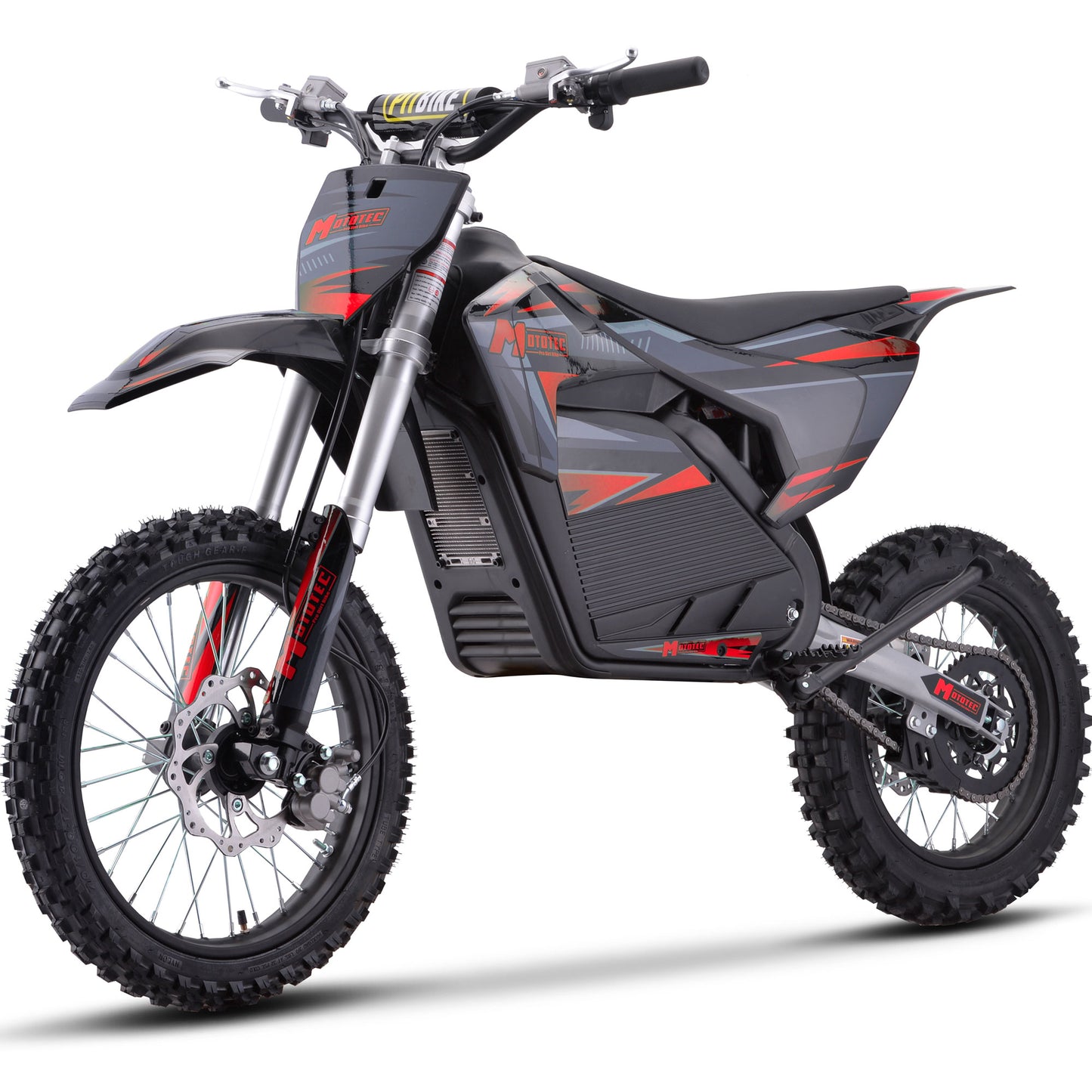 Mototec 72v Pro Electric Dirt Bike 5000w Lithium Red