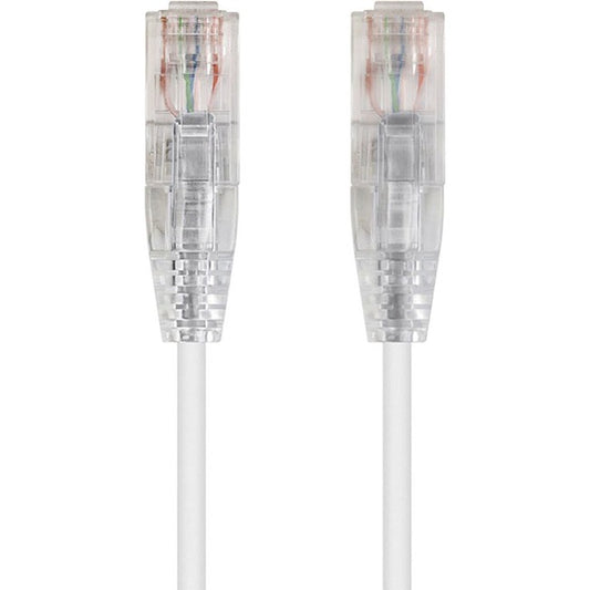 Monoprice SlimRun Cat6 28AWG UTP Ethernet Network Cable, 3ft White