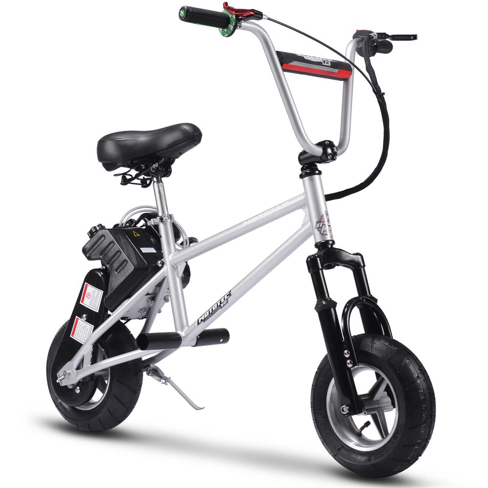 Mototec 49cc Gas Mini Bike V2 Silver