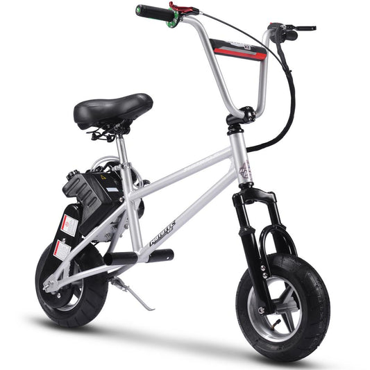 Mototec 49cc Gas Mini Bike V2 Silver