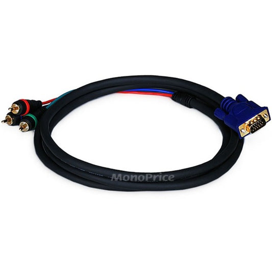 Monoprice, Inc. Vga To 3 Rca Cpnt Video Cable 6ft