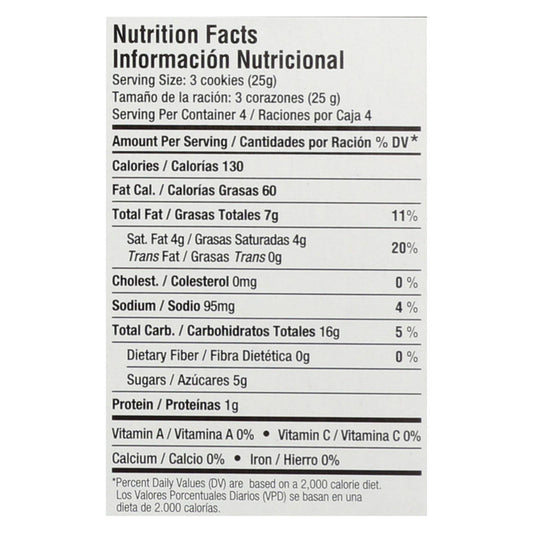 Natural Nectar Palmiers  - Case Of 12 - 3.5 Oz